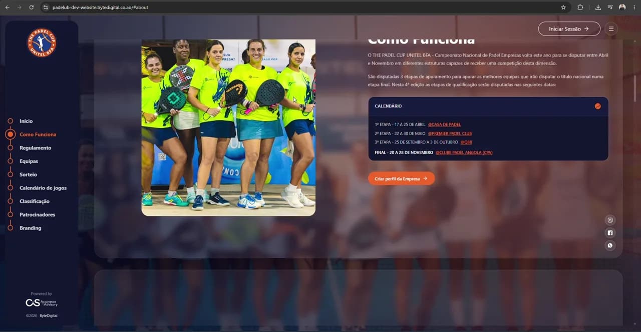 Padel App — Aplicativo de reservas